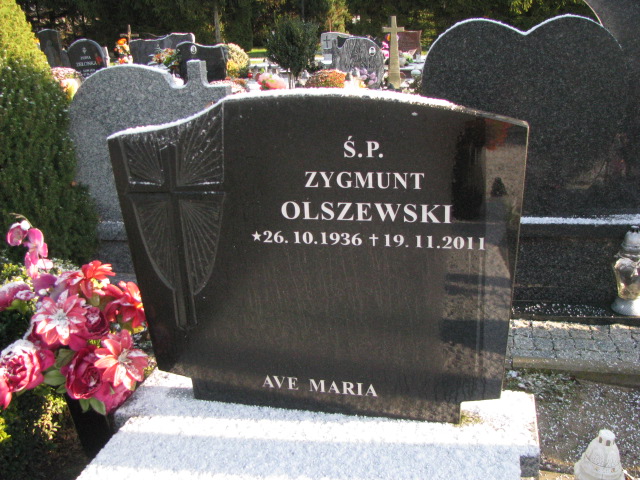 Zygmunt Olszewski 1936 Gronowo Elbląskie - Grobonet - Wyszukiwarka osób pochowanych
